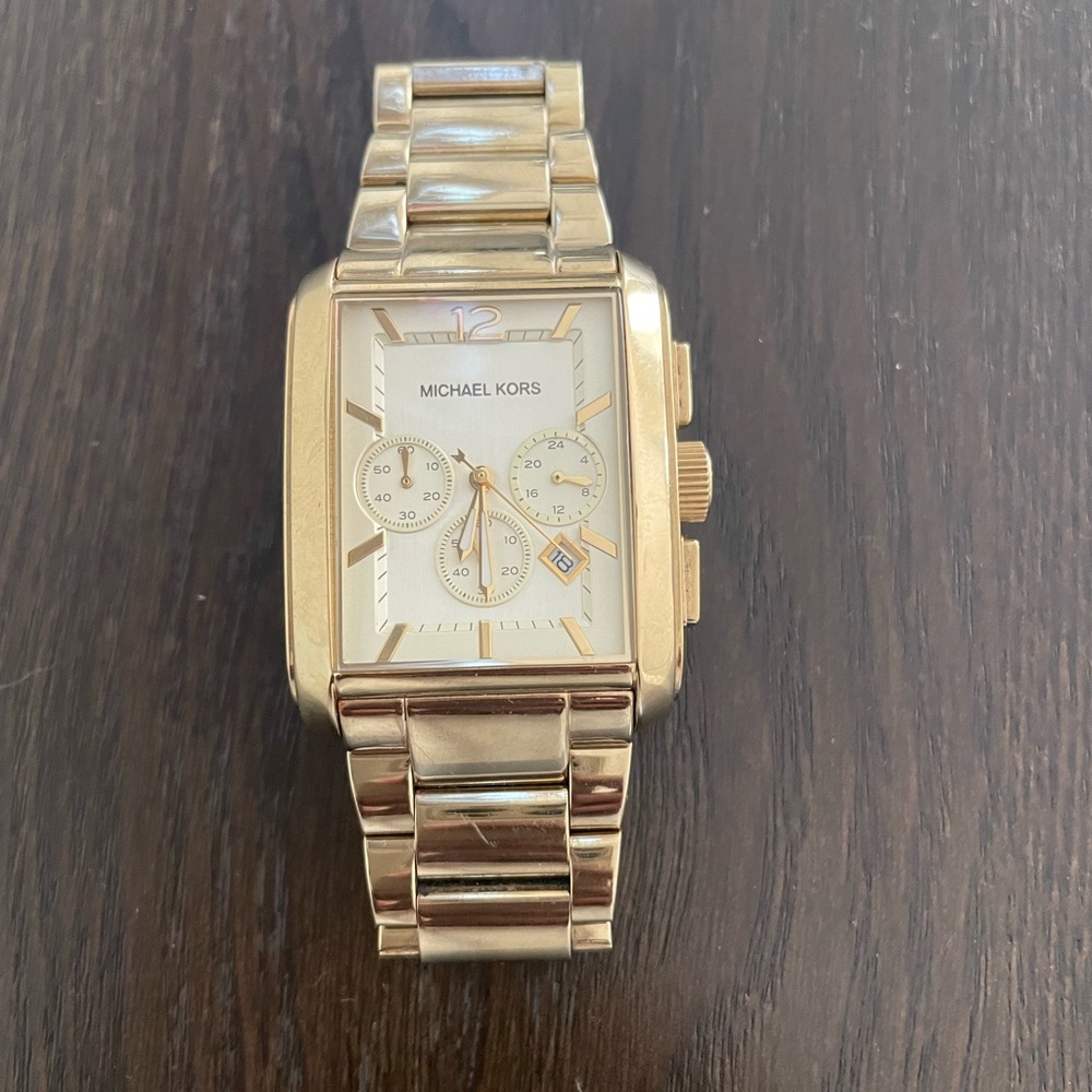 Classic gold Michael kors watch